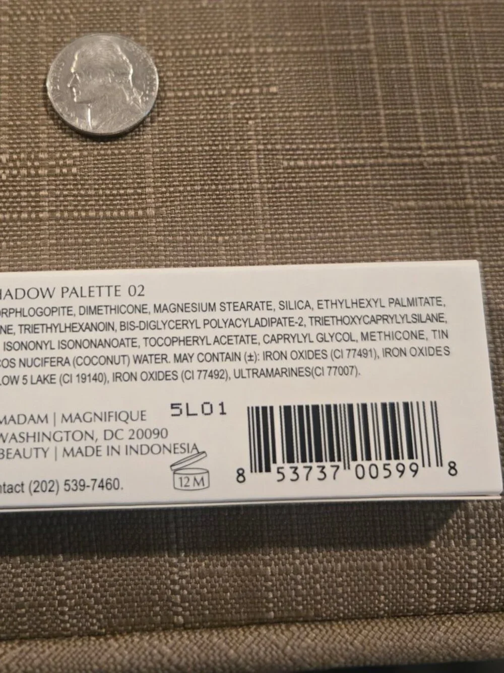 Mischo Beauty Mini Eyeshadow Palette 02 BNIB Rich Mattes & Metallics Free Brush